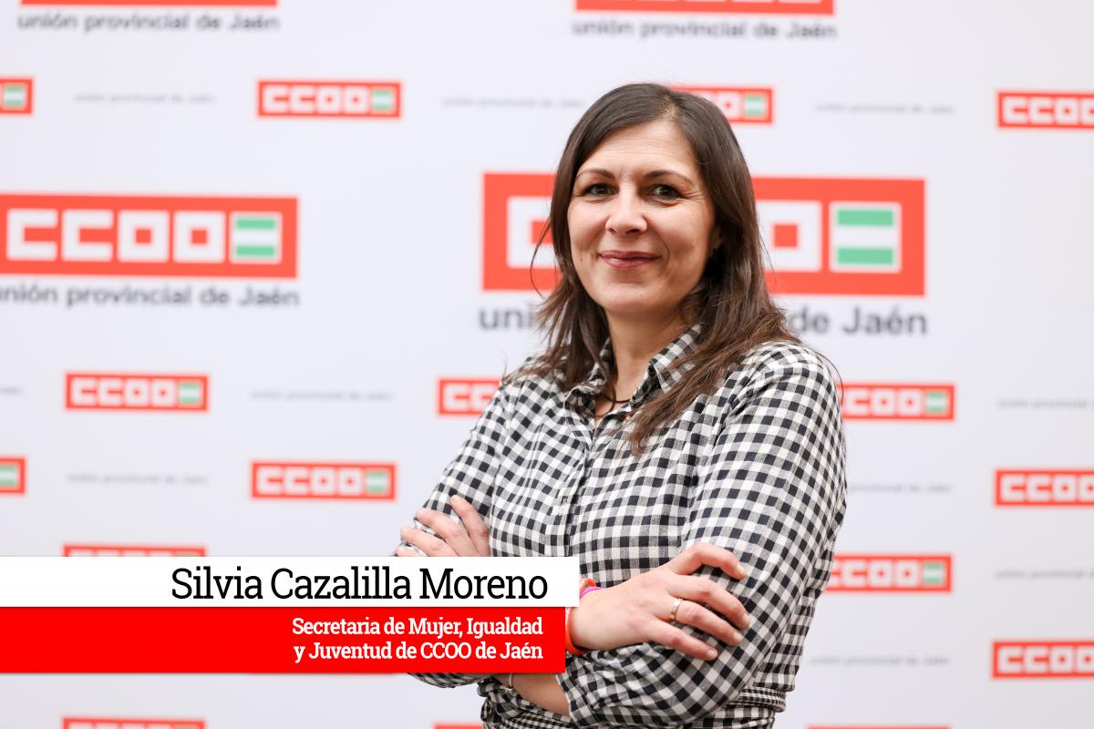 Silvia Cazalilla Moreno, secretaria de Mujer, Igualdad y Juventud de CCOO de Jan
