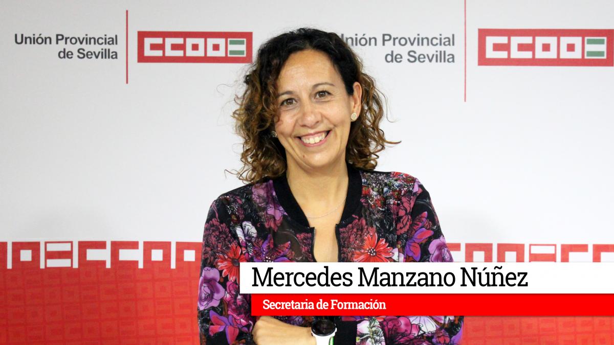 Mercedes Manzano Nez, secretaria de Formacin de CCOO de Sevilla