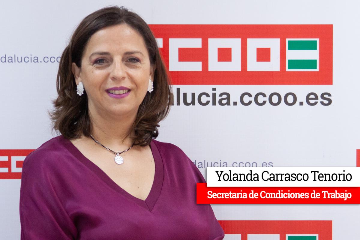 Yolanda Carrasco Tenorio - Secretaria de Condiciones de Trabajo de CCOO Andaluca