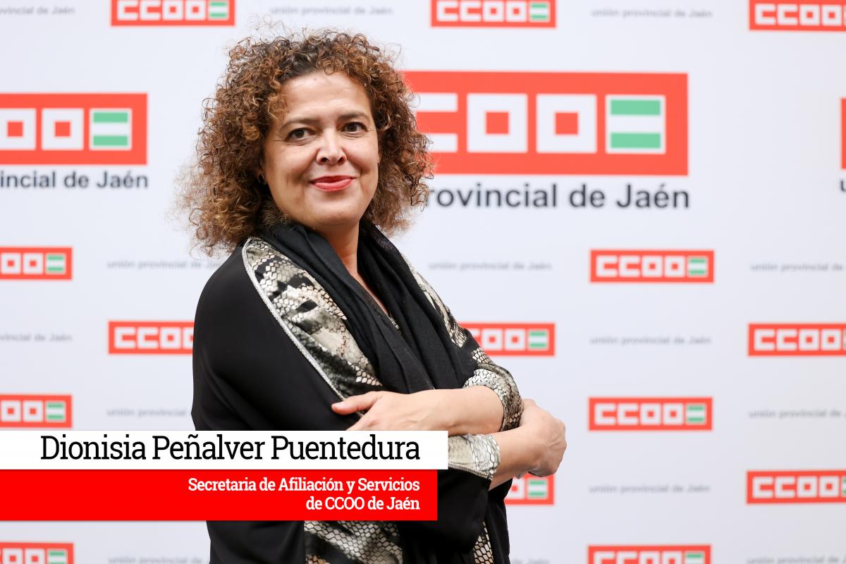 Dionisia Pealver Puentedura, secretaria de Afiliacin y Servicios de CCOO de Jan