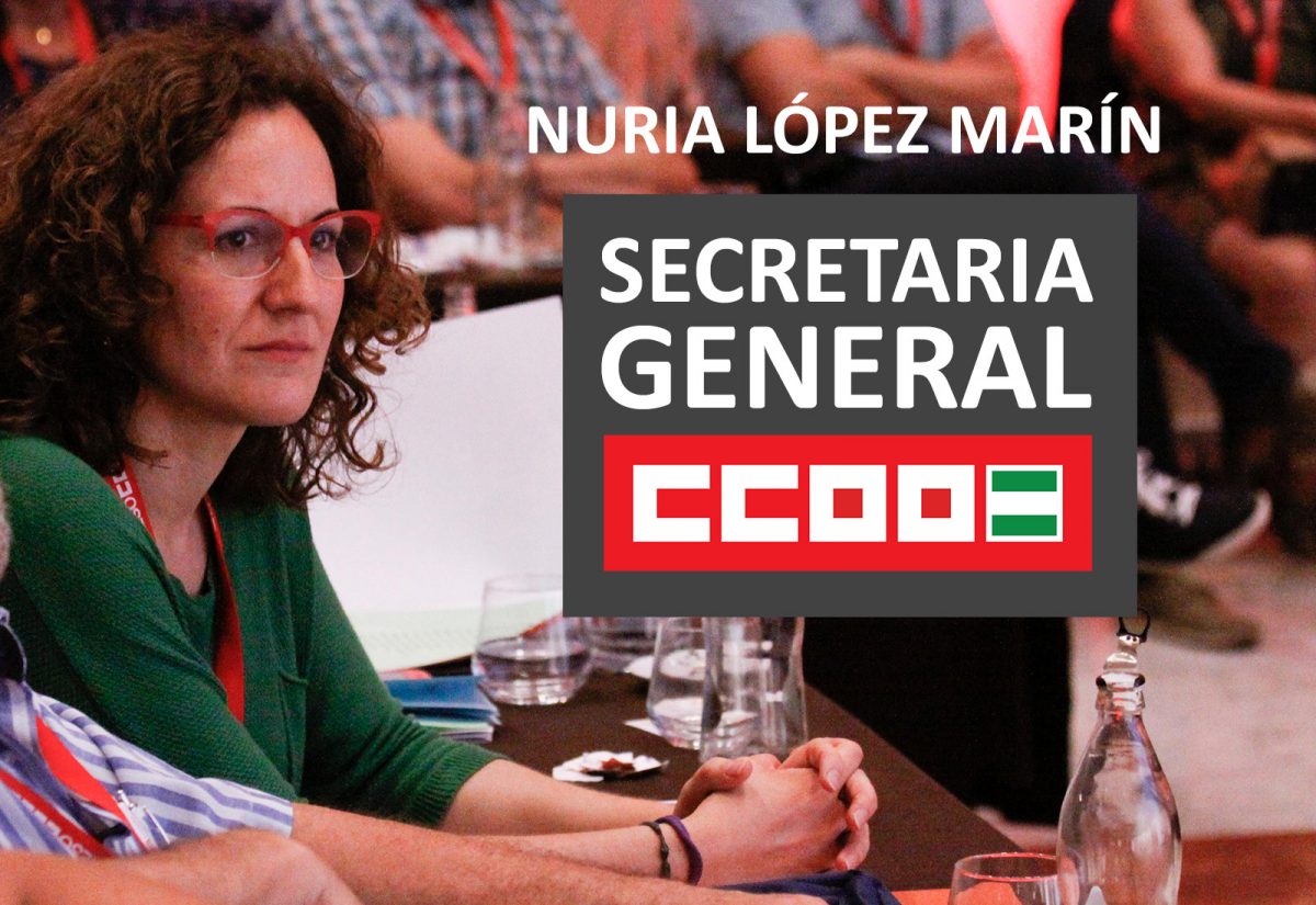 Nuria Lpez Marn, secretaria general de CCOO Andaluca