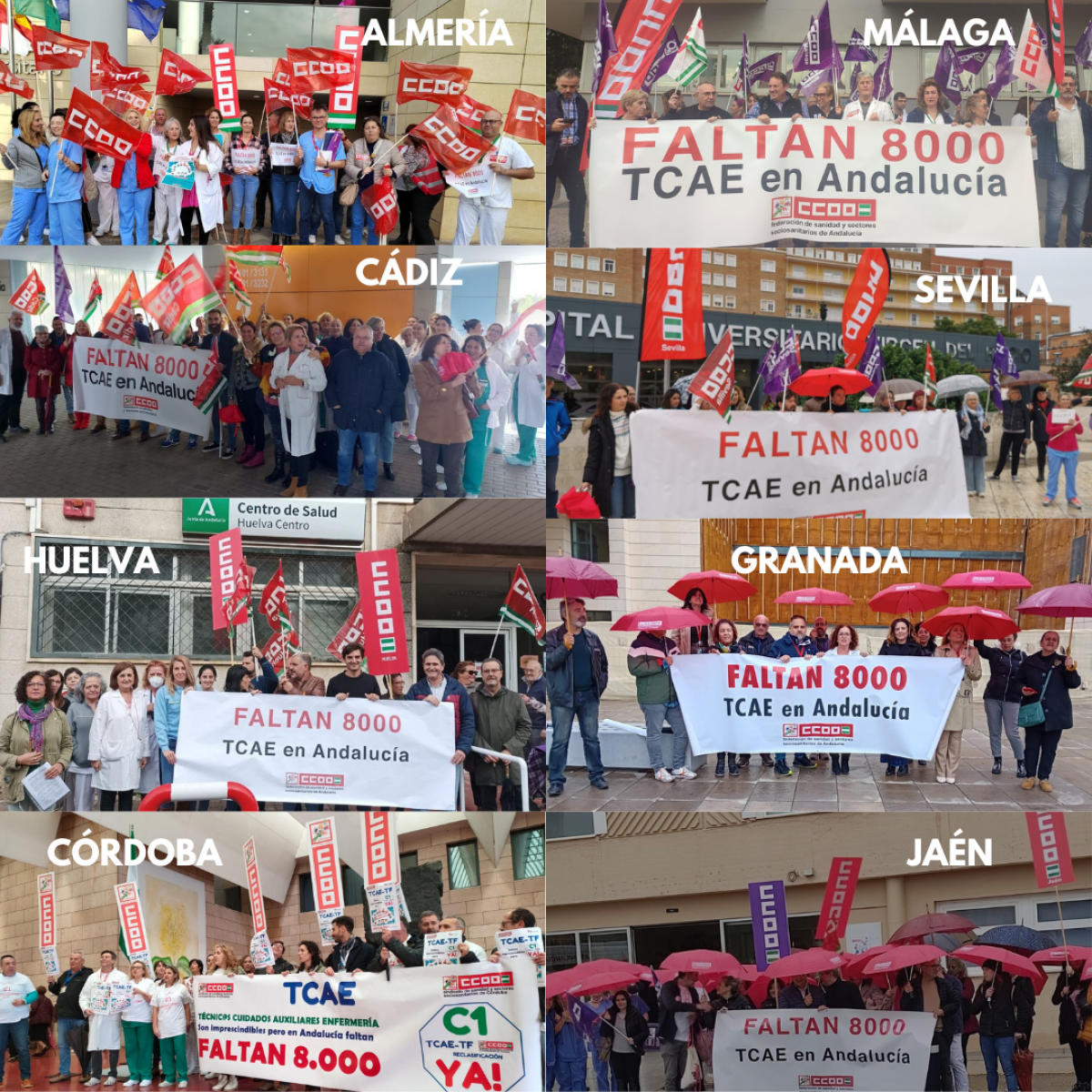 Movilizaciones en Andaluca