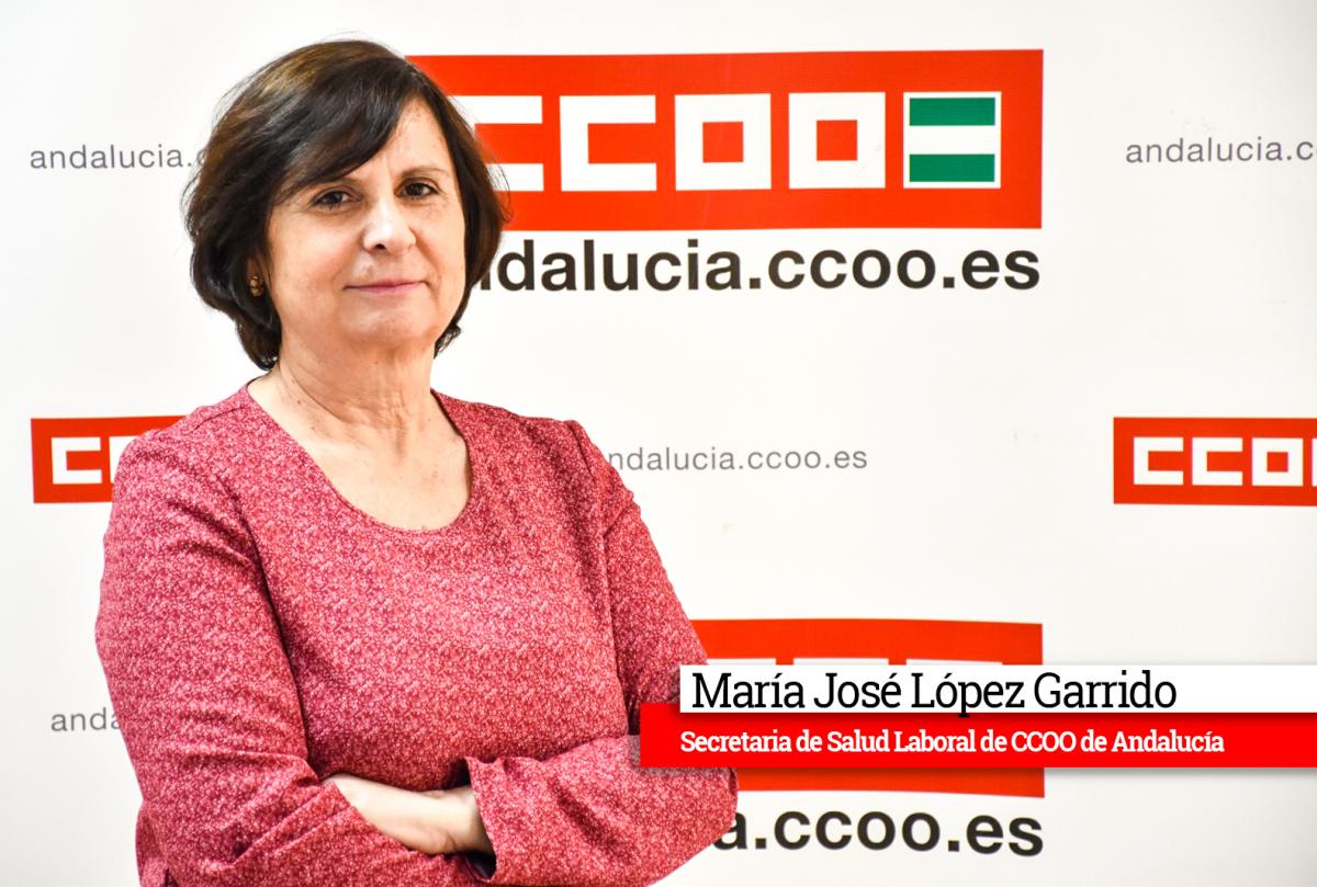 Mara Jos Lpez Garrido, secretaria de Salud Laboral de CCOO de Andaluca