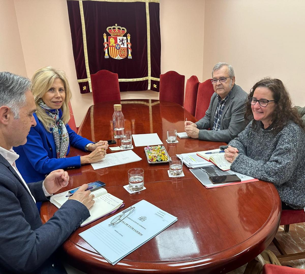 Reunin de CCOO Huelva con Subdelegada del Gobierno de Espaa en Huelva