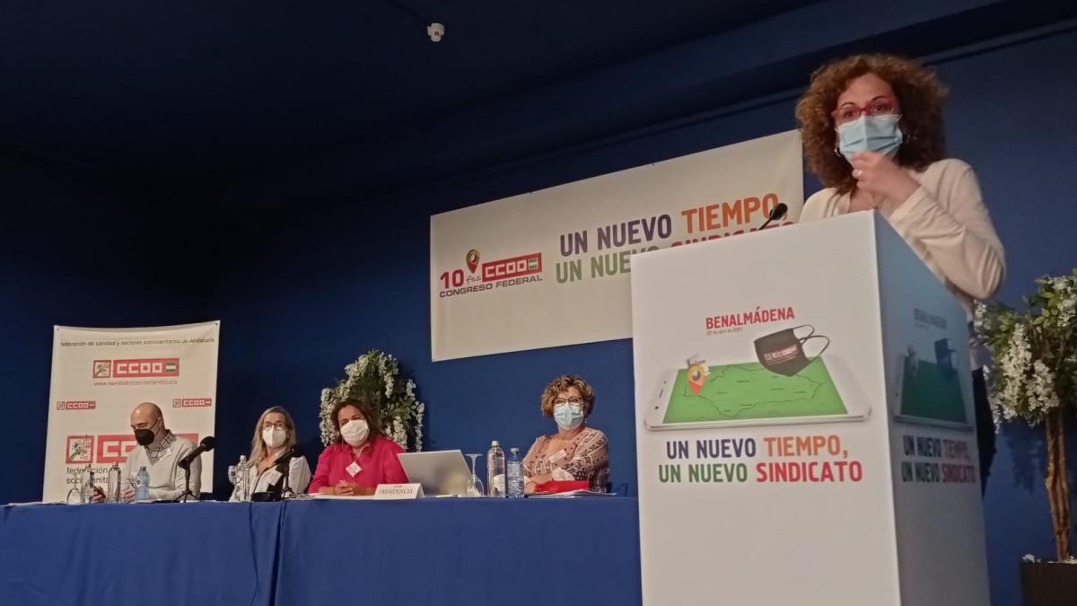Nuria Lpez interviene en el 10 Congreso de la Federacin de Sanidad y Sectores Sociosanitarios