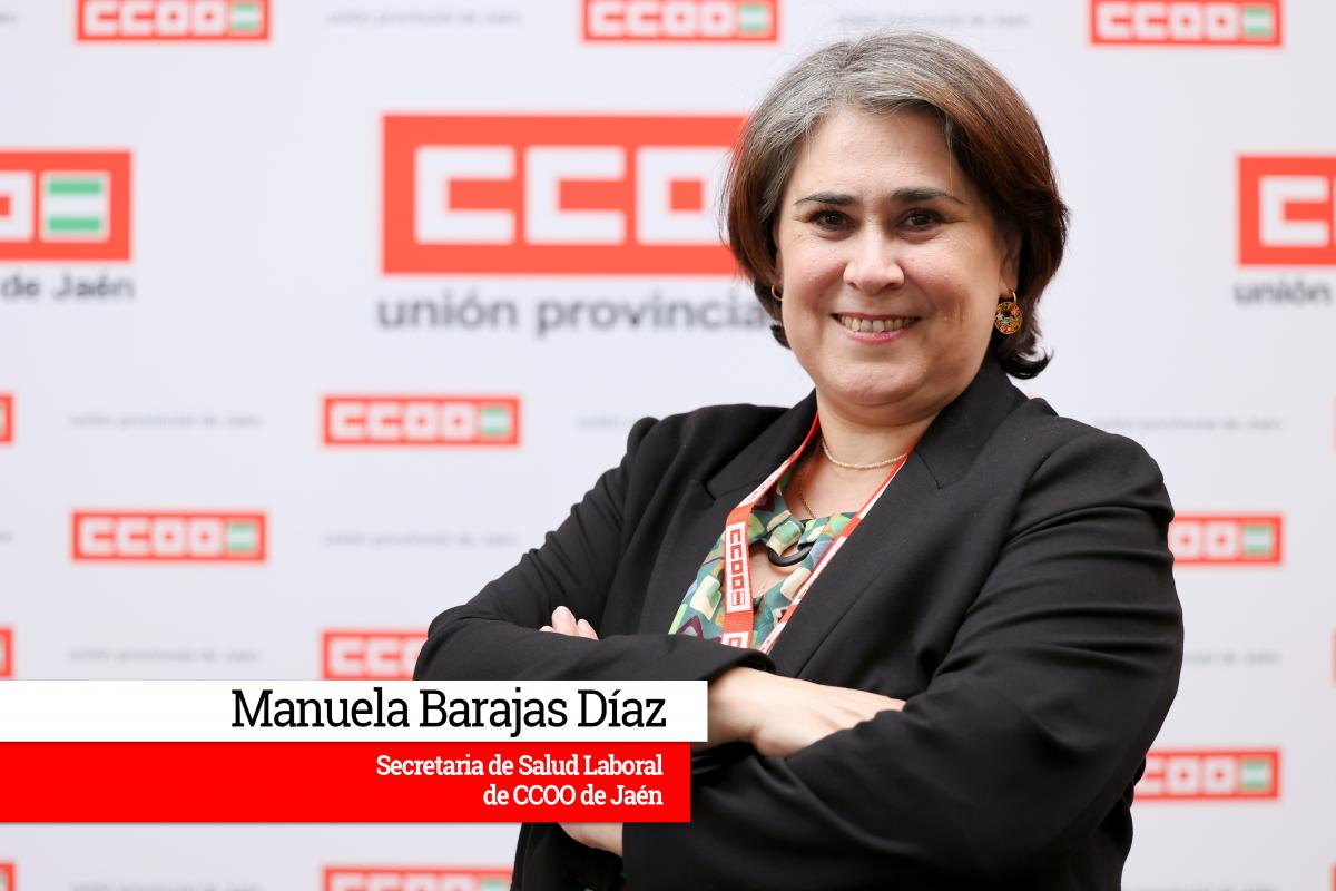 Manuela Barajas Daz, secretaria de Salud Laboral de CCOO de Jan